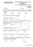 Đề thi thử THPT Quốc gia môn Toán năm 2017 lần 3 - THPT Ngô Sĩ Liên, Bắc Giang - Mã đề 640