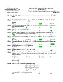 Đề thi thử THPT Quốc gia môn Toán năm 2018 - THPT Tân Lang, Hà Nội - Mã đề 022