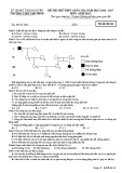 Đề thi thử THPT Quốc gia môn Sinh học năm 2017 - THPT Phú Bình - Mã đề 241