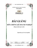 Bài giảng Thống kê doanh nghiệp - ĐH Phạm Văn Đồng