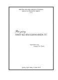 Bài giảng Thiết kế bài giảng điện tử - ĐH Phạm Văn Đồng