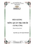 Bài giảng Quản trị chuỗi cung ứng - ĐH Phạm Văn Đồng