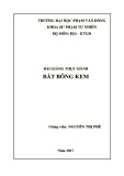 Bài giảng Thực hành Bắt bông kem - ĐH Phạm Văn Đồng