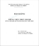 Bài giảng tiếng Việt thực hành - ĐH Phạm Văn Đồng