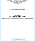 Bài giảng Vi sinh vật học - ĐH Phạm Văn Đồng