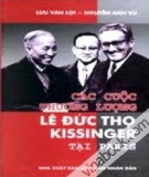 các cuộc thương lượng lê Đức thọ - kissinger tại paris: phần 1