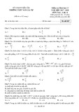 Đề kiểm tra 1 tiết môn Hình học lớp 12 năm 2017-2018 - THPT Ngô Gia Tự - Mã đề 007