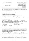 Đề kiểm tra tập trung bài số 1 môn Vật lí lớp 11 năm 2017-2018 - THPT Ngô Gia Tự - Mã đề 019