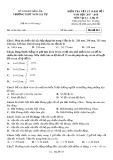 Đề kiểm tra 1 tiết bài số 1 môn Vật lí lớp 10 năm 2017-2018 - THPT Ngô Gia Tự - Mã đề 013