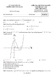 Đề kiểm tra bài số 1 Giải tích lớp 12 năm 2017-2018 - THPT Ngô Gia Tự - Mã đề 021