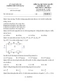 Đề kiểm tra tập trung bài số 1 môn Vật lí lớp 11 năm 2017-2018 - THPT Ngô Gia Tự - Mã đề 018