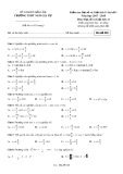 Đề kiểm tra 1 tiết bài số 1 môn Đại số và Giải tích lớp 11 năm 2017-2018 - THPT Ngô Gia Tự - Mã đề 020