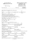Đề kiểm tra tập trung tuần 27 môn Hóa học lớp 10 năm 2017-2018 - THPT Ngô Gia Tự - Mã đề 018