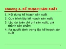 Bài giảng môn Kế hoạch kinh doanh: Chương  4 - Trần Minh Huy