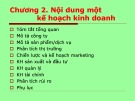 Bài giảng môn Kế hoạch kinh doanh: Chương  2 - Trần Minh Huy