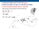 Bài giảng Tính toán thiết kế ô tô: Chương 7 - Truyền lực chính