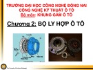 Bài giảng Khung gầm ô tô: Chương 2 - Bộ ly hợp