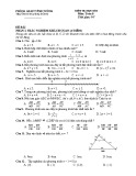 Đề thi học kì 2 lớp 8 môn Toán năm 2017-2018 có đáp án - Trường THCS Đại Đồng