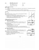 Đề kiểm tra HK 1 môn Vật lý lớp 11 - Mã đề 1