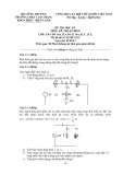 Đề thi HK môn Kỹ thuật điện lớp Cao đẳng năm 2015 - CĐKT Cao Thắng - Mã đề 1513
