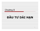 Bài giảng Quản trị tài chính: Chương 8 - ThS. Bùi Phước Quãng