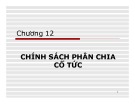 Bài giảng Quản trị tài chính: Chương 12 - ThS. Bùi Phước Quãng