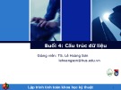 Bài giảng Lập trình tính toán khoa học kỹ thuật: Buổi 4 - TS. Lê Hoàng Sơn