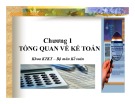 Bài giảng Nguyên lý kế toán: Chương 1 - Đại học Ngân hàng