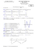 Đề thi KSCL môn Toán lớp 12 năm 2017-2018 lần 5 - THPT Nguyễn Viết Xuân - Mã đề 102
