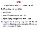 Bài giảng Hóa phân tích: Bài 8 - ThS. Nguyễn Văn Hòa