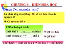 Bài giảng Hóa đại cương: Chương 6 - Nguyễn Văn Hòa