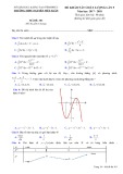 Đề thi KSCL môn Toán lớp 12 năm 2017-2018 lần 5 - THPT Nguyễn Viết Xuân - Mã đề 303