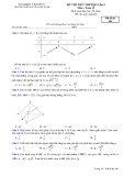 Đề thi KSCL môn Toán lớp 12 năm 2017-2018 lần 5 - THPT Nguyễn Viết Xuân - Mã đề 106