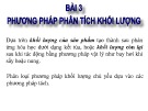 Bài giảng Hóa phân tích: Bài 3.1 - ThS. Nguyễn Văn Hòa