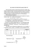 Bài giảng Xử lý dữ liệu trong sinh học với phần mềm Excel - Bài 3: Phân tích phương sai một nhân tố