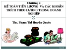 Bài giảng Kế toán tài chính 1: Chương 2 - Th.S Phạm Thị Huyền Quyên