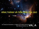 Bài giảng Thiên văn học - Bài: Hình thành và tiến hóa của sao