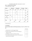 Đề kiểm tra HK 2 môn Tiếng Anh lớp 9 - Mã đề 2