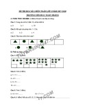 Đề thi học kì 1 môn Toán lớp 1 năm 2017-2018 - Trường Tiểu học Toàn Thắng