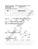 Đề thi học kì 2 môn Toán lớp 2 năm 2017-2018 - Trường Tiểu học Đồng Chum