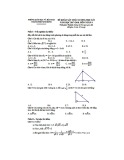 Đề thi học kì 1 lớp 9 môn Toán năm 2017-2018 có đáp án - Phòng GD&ĐT Thành phố Ninh Bình