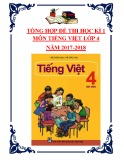 Tổng hợp đề thi học kì 1 môn Tiếng Việt lớp 4 năm 2017-2018