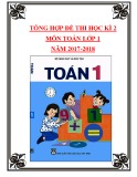 Tổng hợp đề thi học kì 2 môn Toán lớp 1 năm 2017-2018