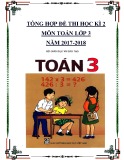 Tổng hợp đề thi học kì 2 môn Toán lớp 3 năm 2017-2018