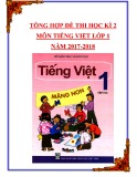 Tổng hợp đề thi học kì 2 môn Tiếng Việt lớp 1 năm 2017-2018