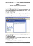Bài giảng Hướng dẫn lập trình VB.NET - Chương 1: Mở và chạy một chương trình Visual Basic.NET