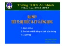 Bài giảng Hệ thức Viét và ứng dụng