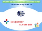 Bài giảng Microsoft Access 2010 - Chương 8: Module – Lập trình trong Access