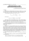 Bước đầu khảo sát quan hệ B = J0Rp và quá trình tích thoát Hiđrô trên điện cực âm gốc LANI5