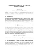 Darboux coordinates on k-orbits of lie algebras